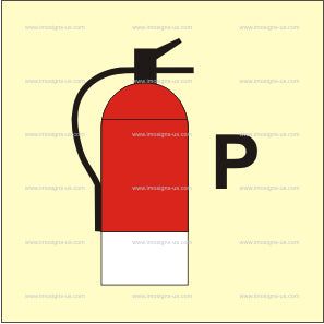 Powder Fire Extinguisher Symbol (3.172)