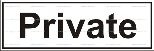 Private Sign (12.048)