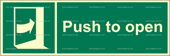 Push to Open Sign (2.064.5)