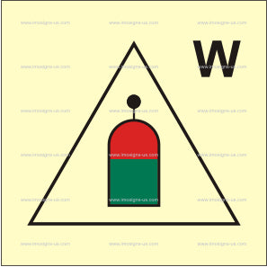 Remote Release Station for Water Symbol (3.140)