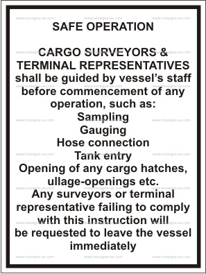 Safe Operation Sign (12.033)