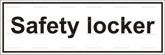 Safety Locker Sign (12.038)