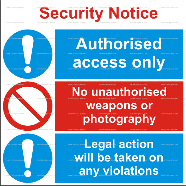 Security Notice Authorized Access Only (15.017)