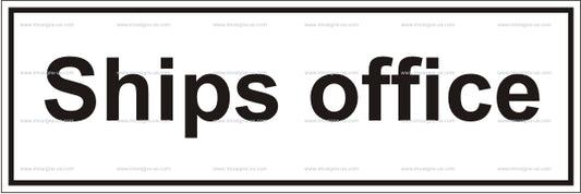 Ships Office Sign (12.034)