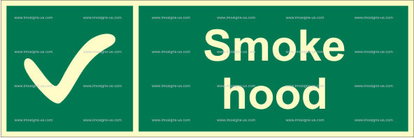 Smoke Hood Sign (2.060.1)