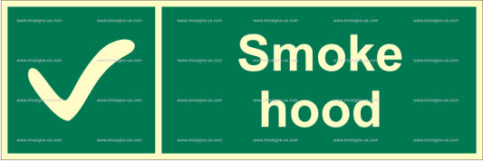 Smoke Hood Sign (2.060.1)