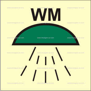 Space Protected By Water Mist System Symbol (3.185.1)