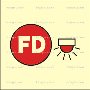 Space Protected by Automatic Fire Alarm Symbol (3.006)