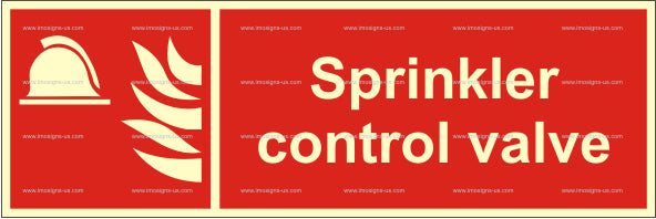 Sprinkler Control Valve Sign (3.082.14)