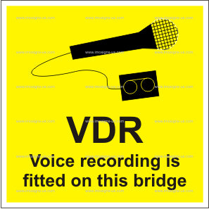 Voice Recording is Fitted Sign (12.039)