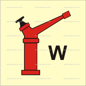 Water Monitor Gun Symbol (3.039)