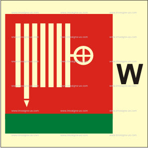 Water Fire Hose and Nozzle Symbol (3.168)