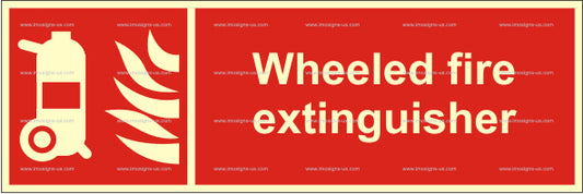 Wheeled Fire Extinguisher Sign (3.081.18)
