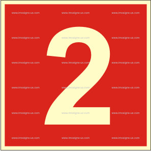 Number 2 Sign (3.087.2)