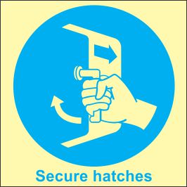 Close and Secure Hatches Symbol (1.002)