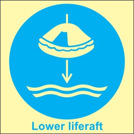 Lower Liferaft To Water Symbol (1.005)