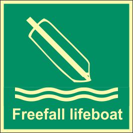 Free Fall  Lifeboat Symbol (2.001.5)