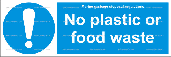 4.017.3 No plastics or food waste