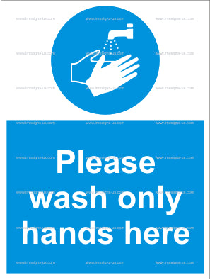 4.009.4 Please wash only hands here