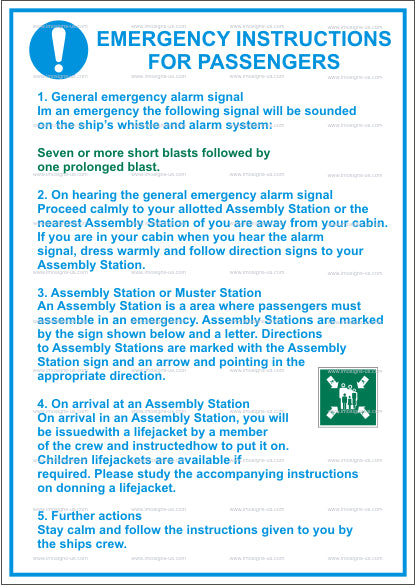 4.013.19 Emergency instructions for passengers