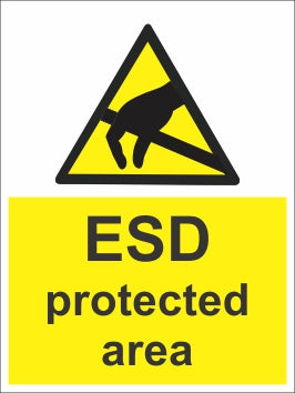 ESD Protected Area Sign (6.030.1)
