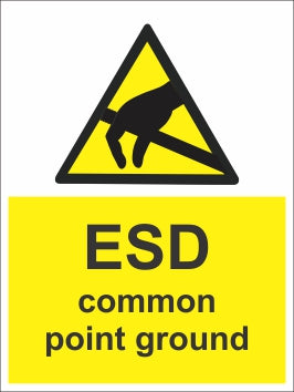 ESD Common Point Ground Sign (6.030.2)