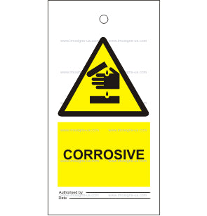 7.009 Tie tag, Corrosive