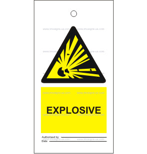 7.011 Tie tag, Explosive