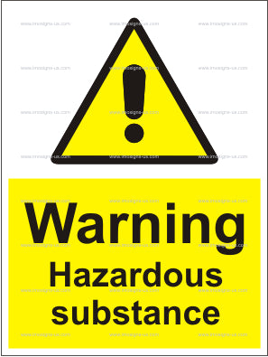 6.011.40 Warning Hazardous substance