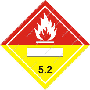 8.045 Class 5.2 organic peroxides Black