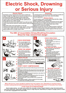 9.031 Electric Shock, Drowning or Serious Injury