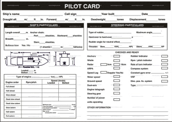 9.062 Pilot card