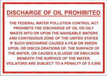 9.064. Discharge Of Oil Prohibited