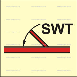 A Class Self-closing Semi-watertight Fire Door Symbol (3.097)