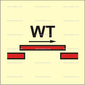 A Class Self-closing Watertight Sliding Fire Door Symbol (3.105)