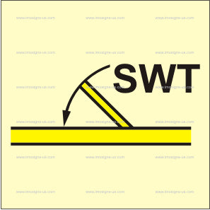 B Class Self-closing Semi-watertight Fire Door Symbol (3.100)