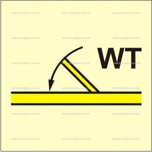 B Class Self-closing Watertight Fire Door Symbol (3.099)