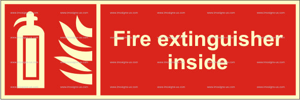 3.081.6 Fire extinguisher inside