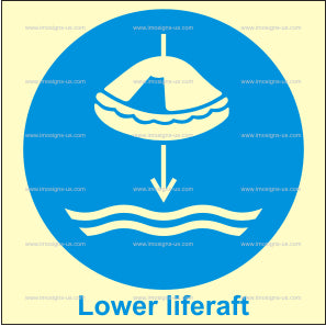 1.005 Lower Liferaft To Water