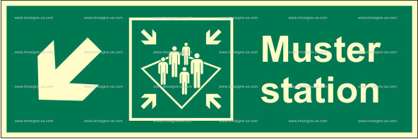 2.050.8 Muster Station Diagonally Down Left