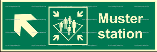 2.050.9 Muster Station Diagonally Up Left