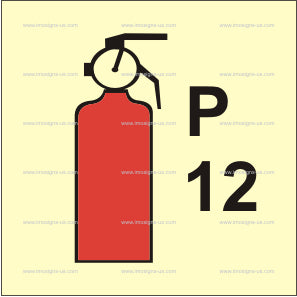 3.045.11 Portable 12 kg powder fire extinguisher