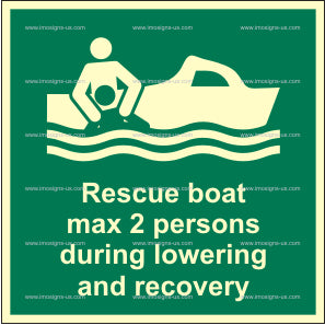 2.002.1 Rescue boat MAX 2 persons