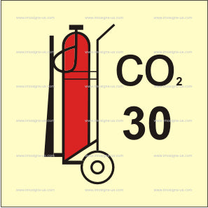 3.044.2 Wheeled CO2 Fire Extinguisher 30