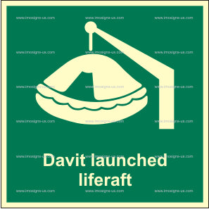 2.004t Davit Launched Liferaft with text