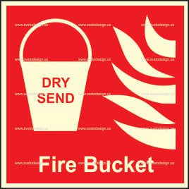 3.205 Dry sand, Fire bucket