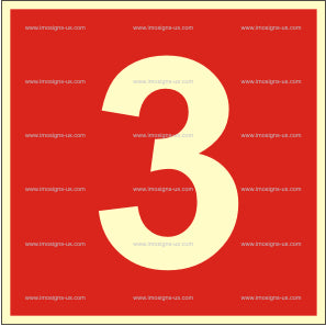 Number 3 Sign (3.087.3)