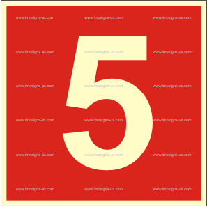 Number 5 Sign (3.087.5)