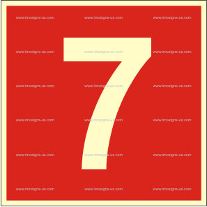 Number 7 Sign (3.087.7)